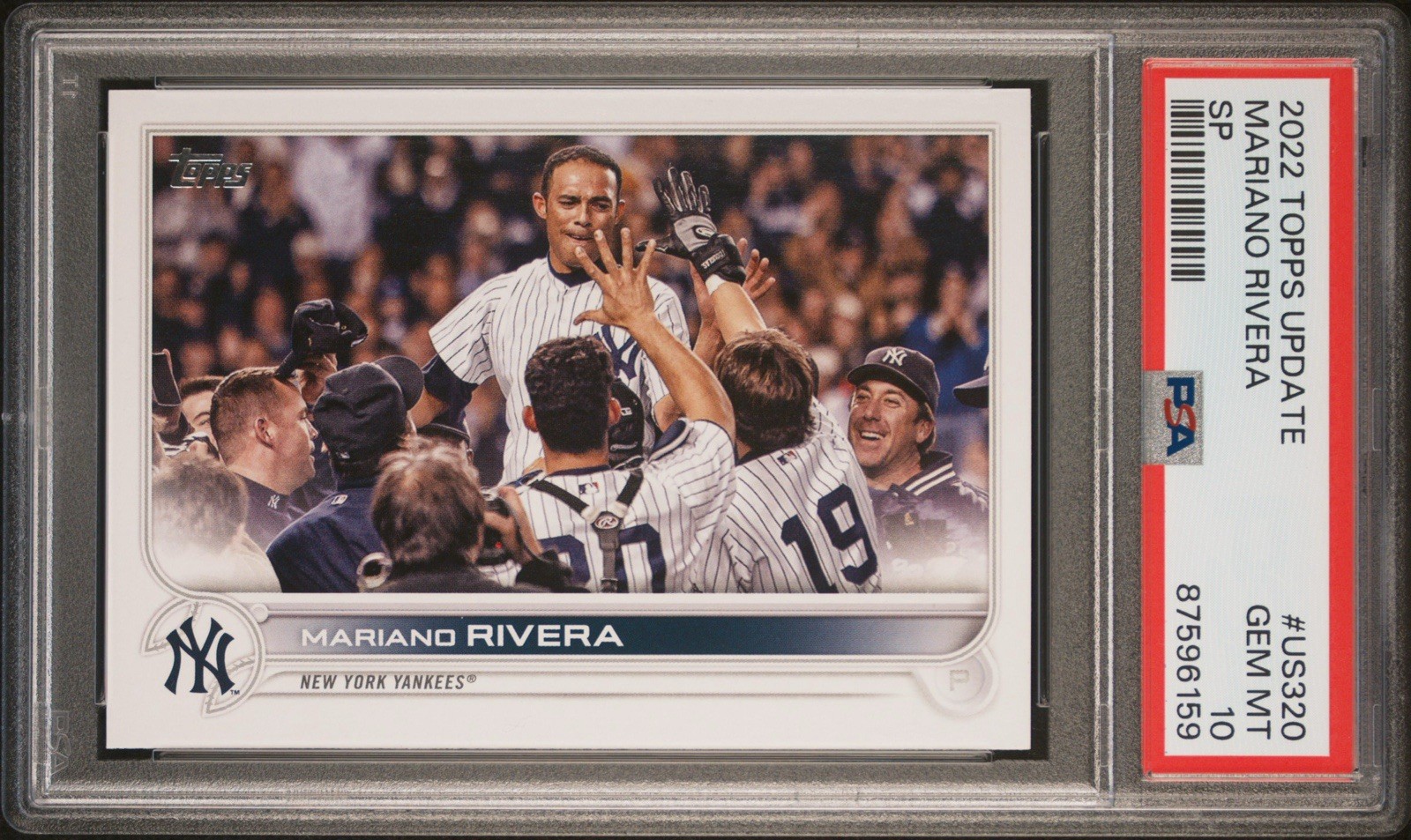 2022 Topps Update Series – Legend Variation SP Mariano Rivera #US320 PSA 10 “Mo”