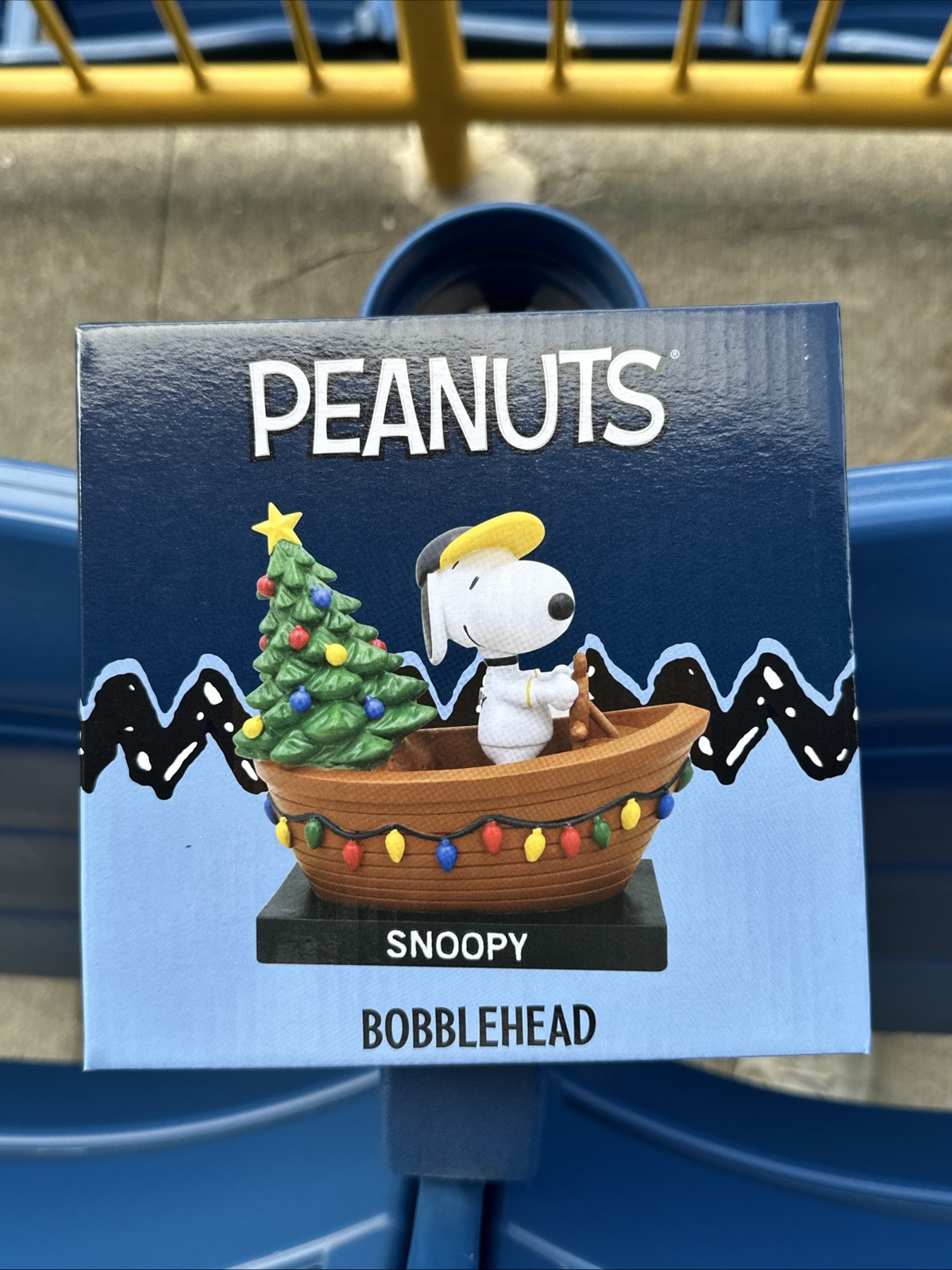 Snoopy Peanuts Christmas Bobblehead Lake County Captains SGA 2026 Brand New