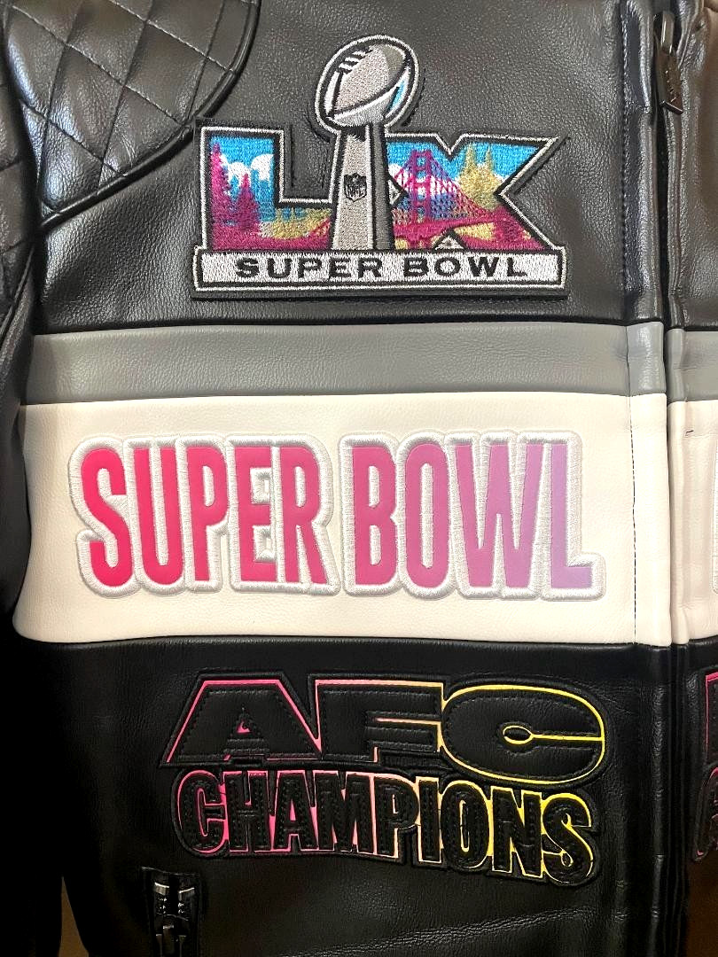 2026 NFL Super Bowl LX San Francisco Moto Leather Jacket by Pro Standard Size M