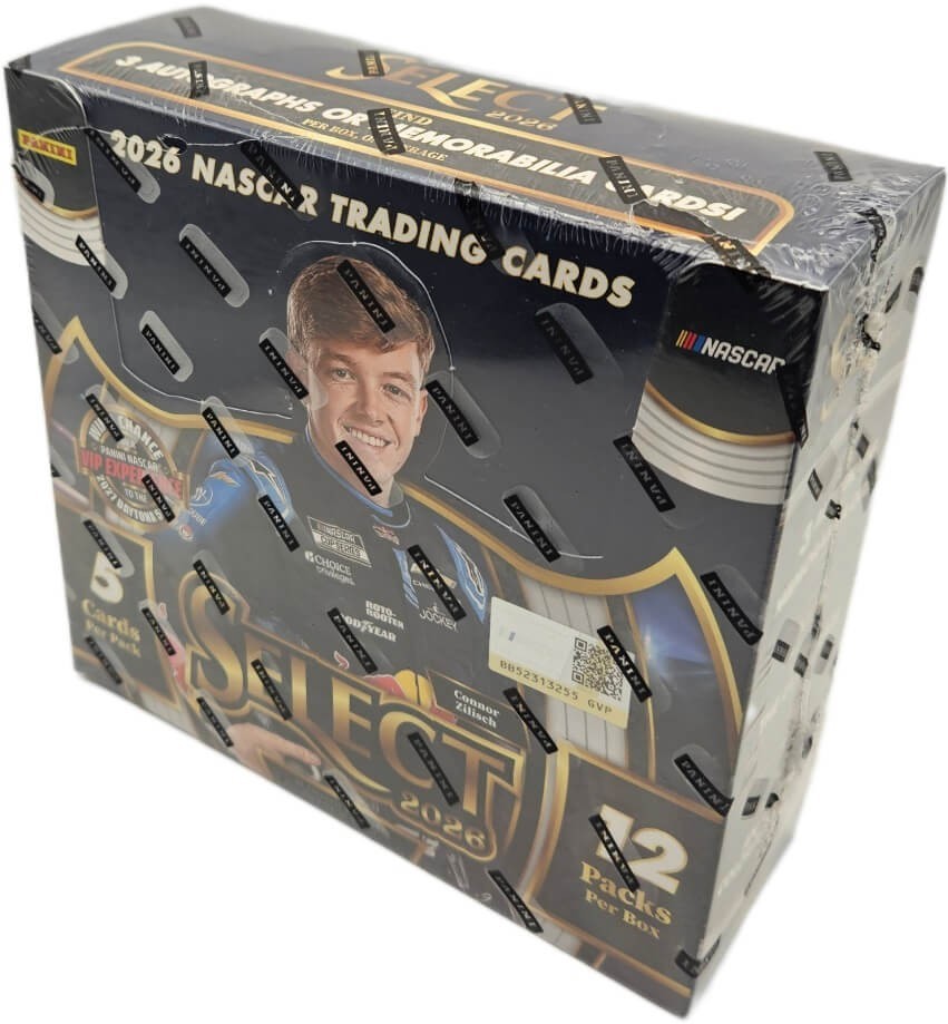 2026 Panini Select Racing Factory Sealed Hobby Box 12 Packs 3 Hits Per Box