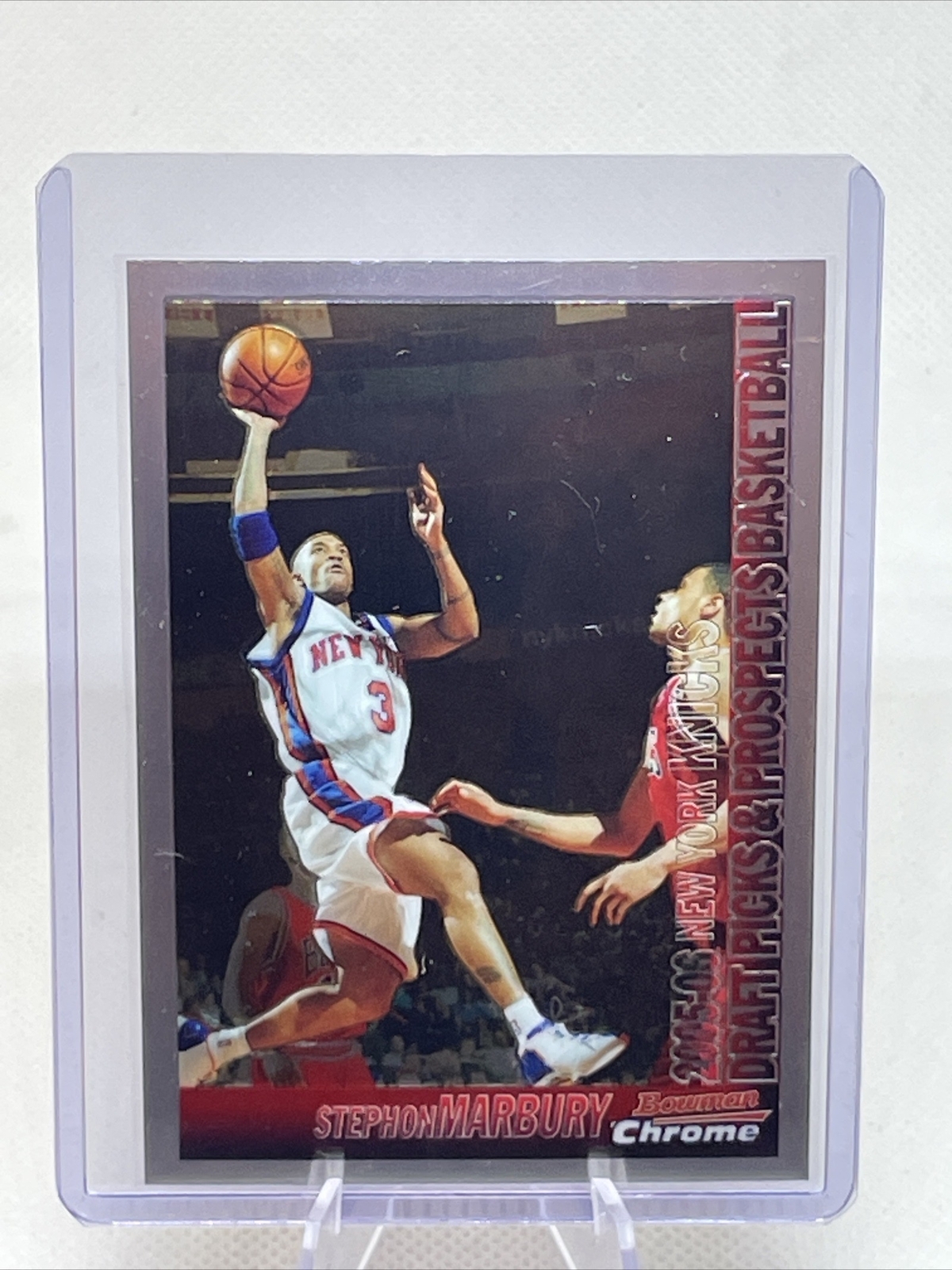 2005-06 Bowman #103 Stephon Marbury Chrome Parallel NM+
