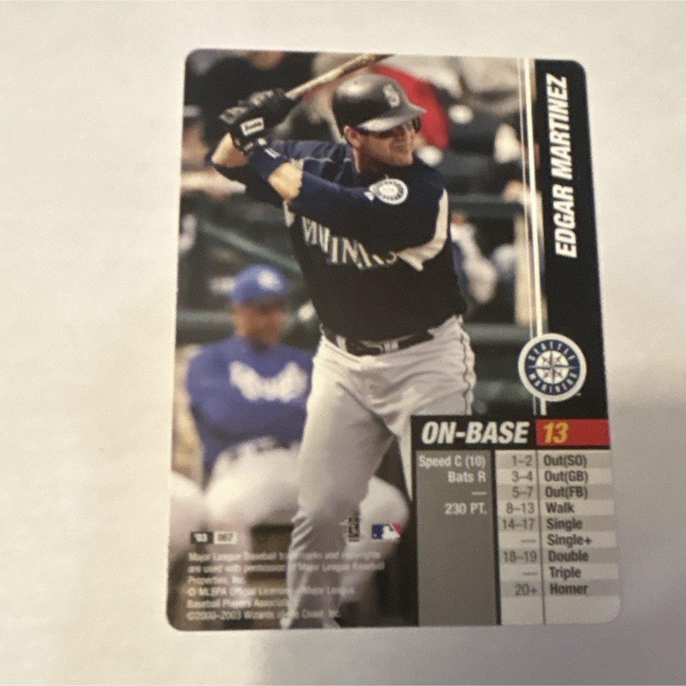 Wizards of the Coast 2003 MLB Showdown Edgar Martinez #067 Mariners On-Base