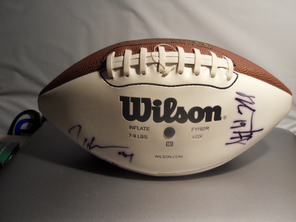 Unknown Team Vintage Team Signed/Autograph NFL Football