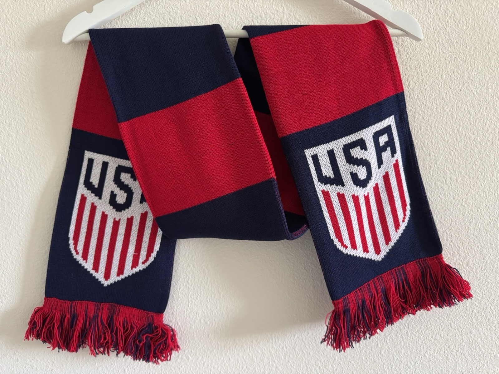 U.S. Soccer Ruffneck Double Knit Scarf New, Great For FIFA games