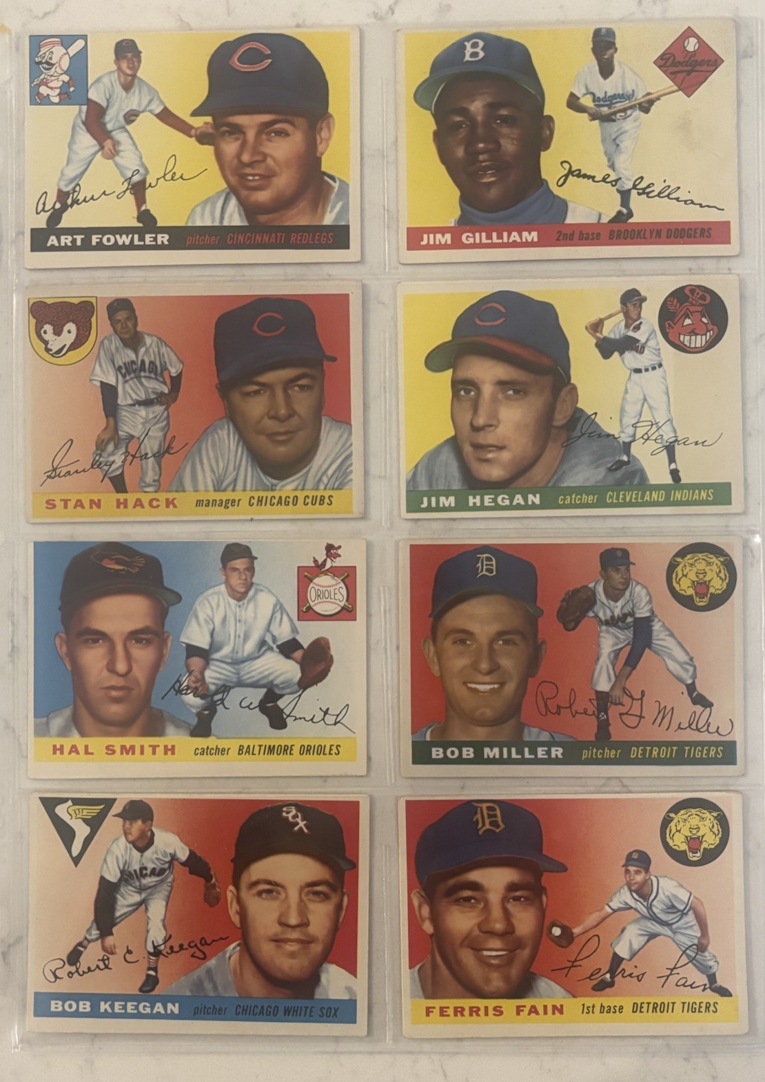 1955 TOPPS BASEBALL CARDS YOU PICK #3 TO 149 !!!