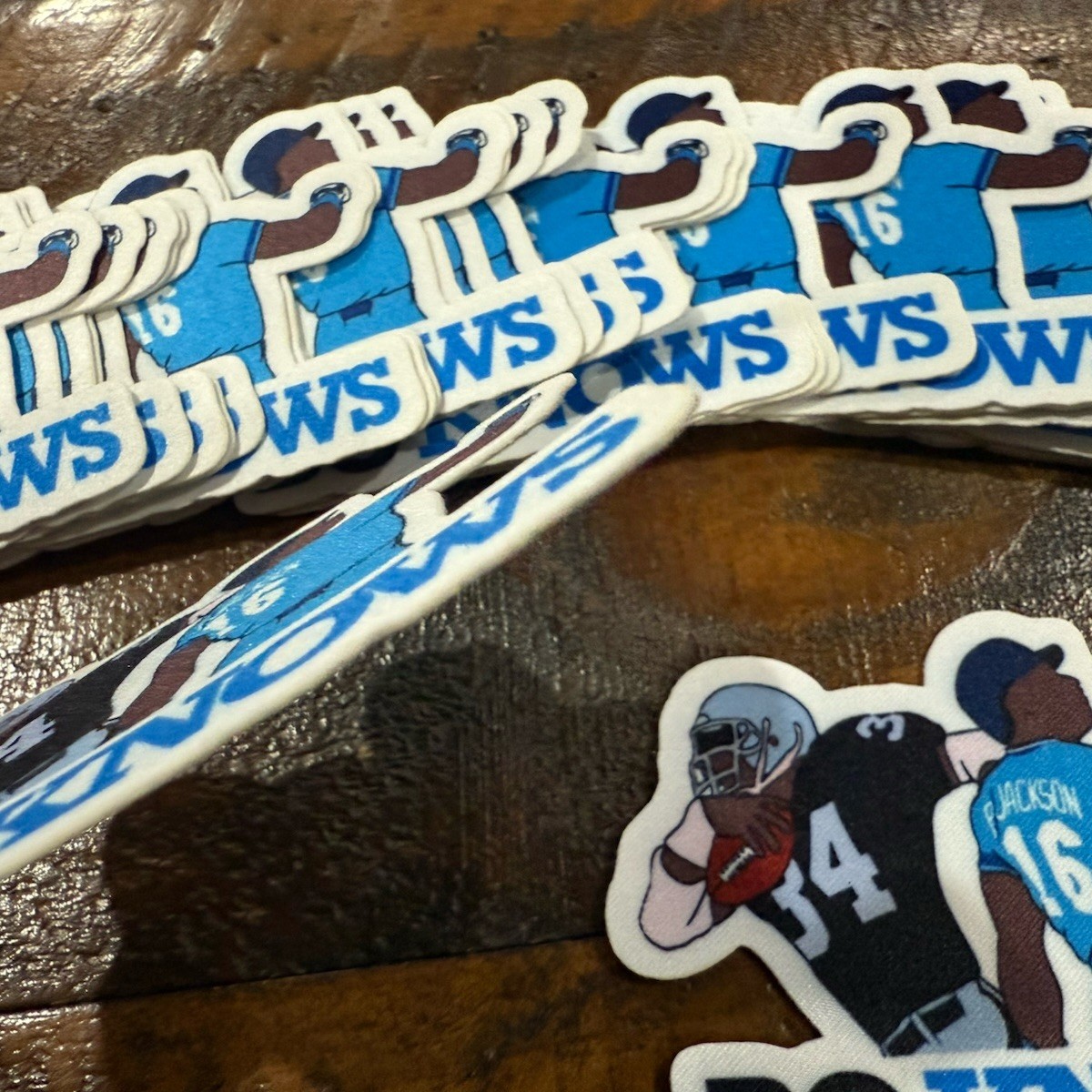 (Lot Of 2) Bo Jackson KC Royals BO KNOWS Raiders 3in. Iron On Jersey Hat Patch