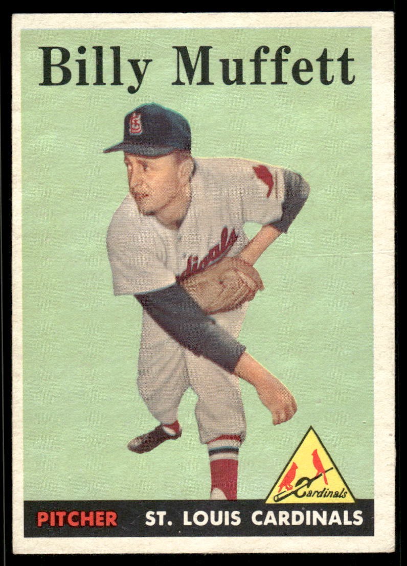 1958 Topps #143 Billy Muffett RC – VG