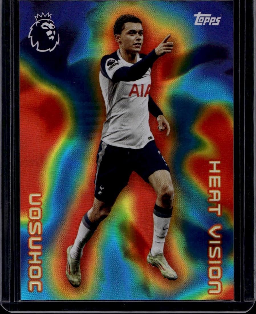 2025-26 Topps Premier League #HV 16 Brennan Johnson Heat Vision