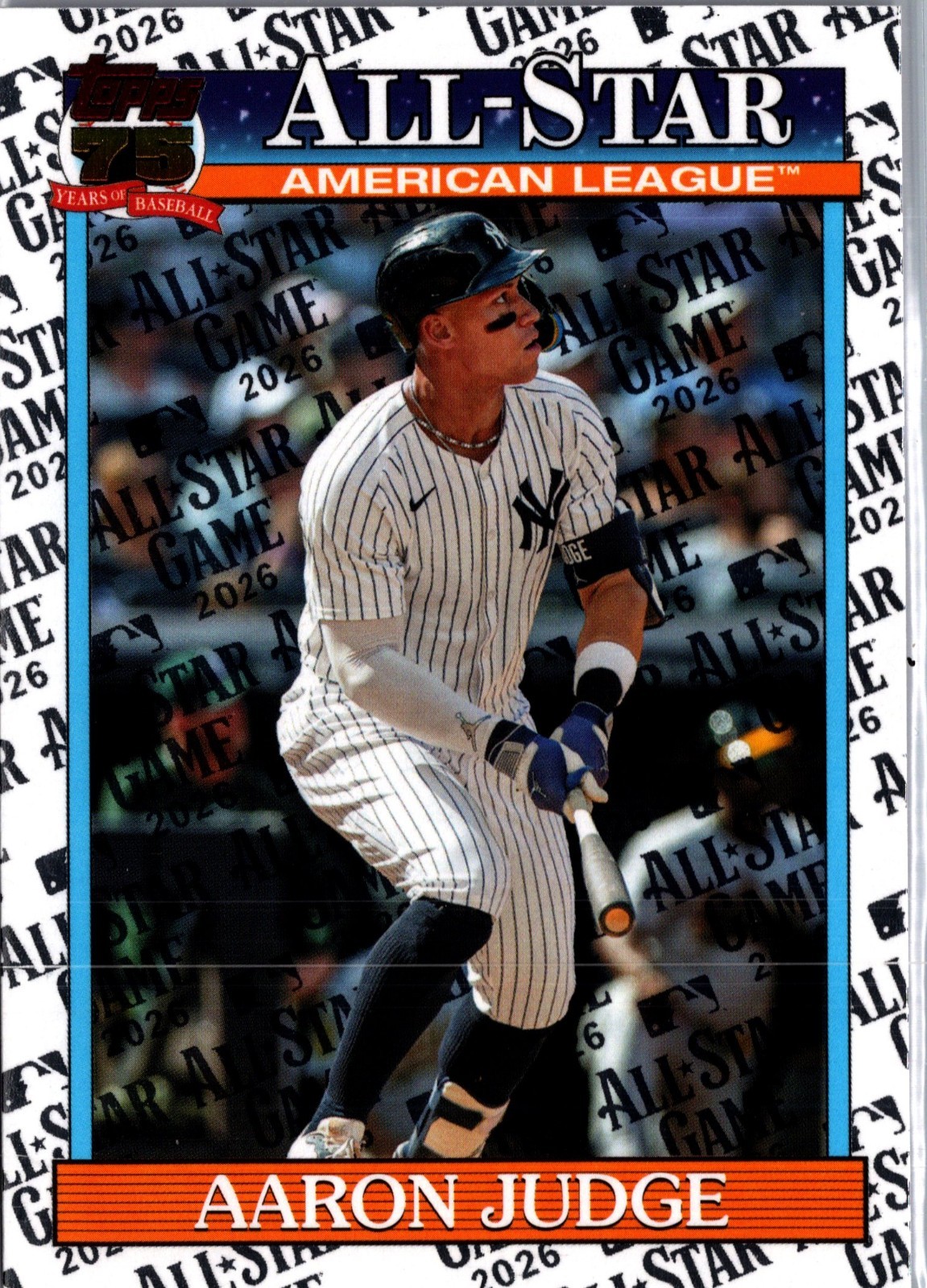 2026 Topps – 1991 All-Star Aaron Judge #91AS-1 ASG Foil – Yankees