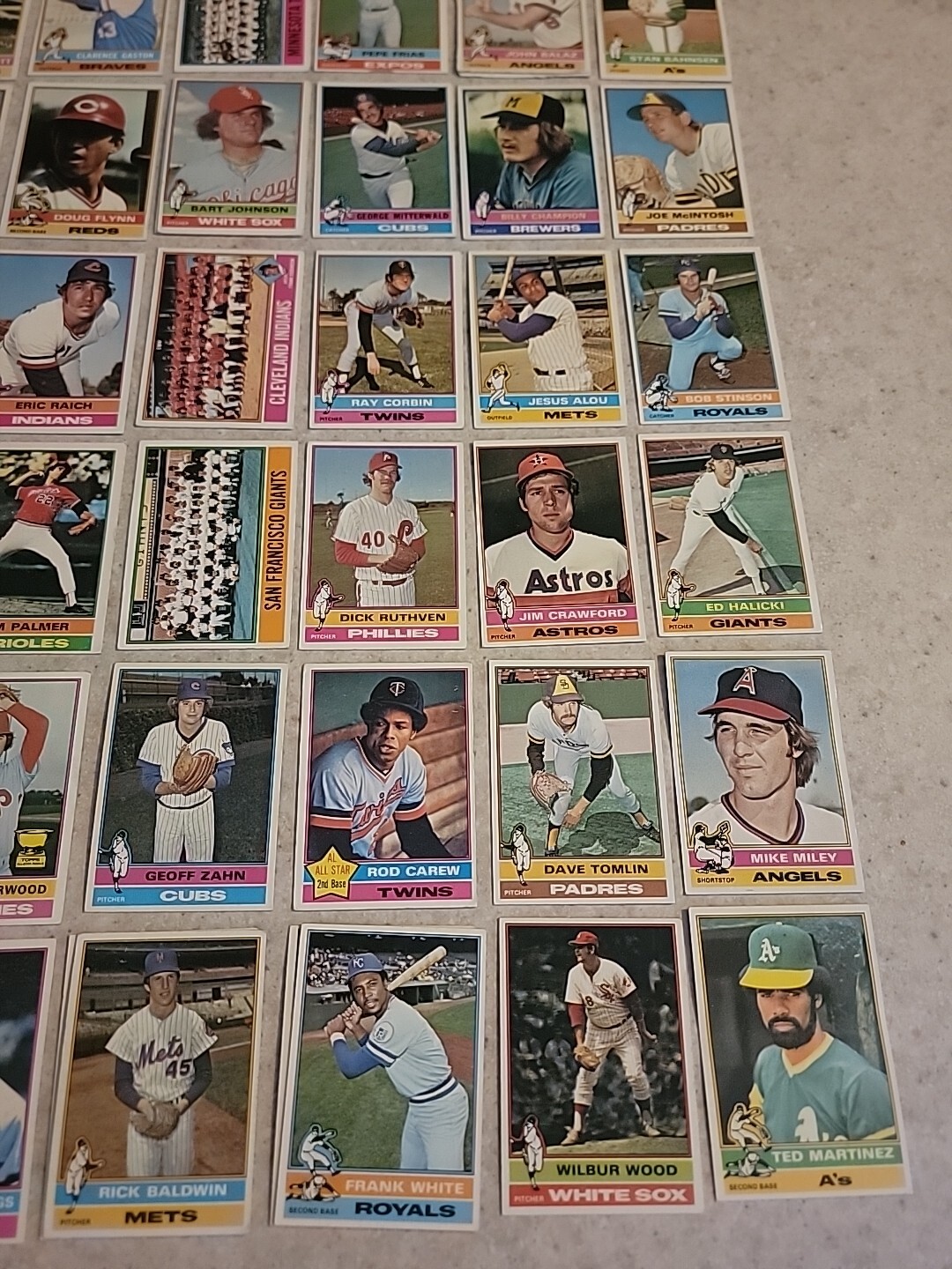 1976 Topps and Topps Traded Baseball 331-660 Your Choice