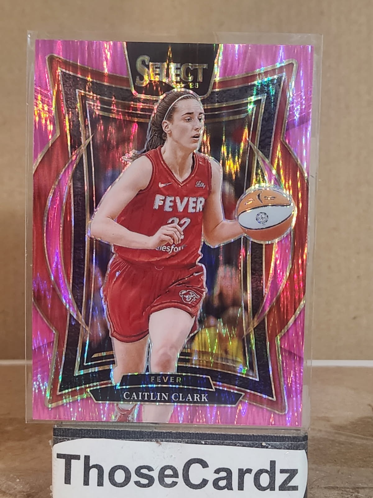 2025 Panini Select WNBA Pink Flash Concourse #41 Caitlin Clark