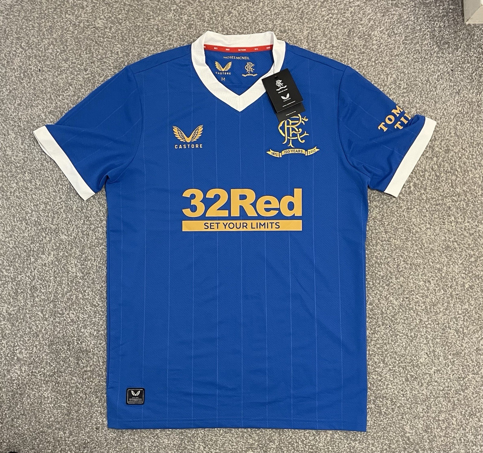 12 Glasgow Rangers Football Tops Collection VGC Some New Pro Versions Size M