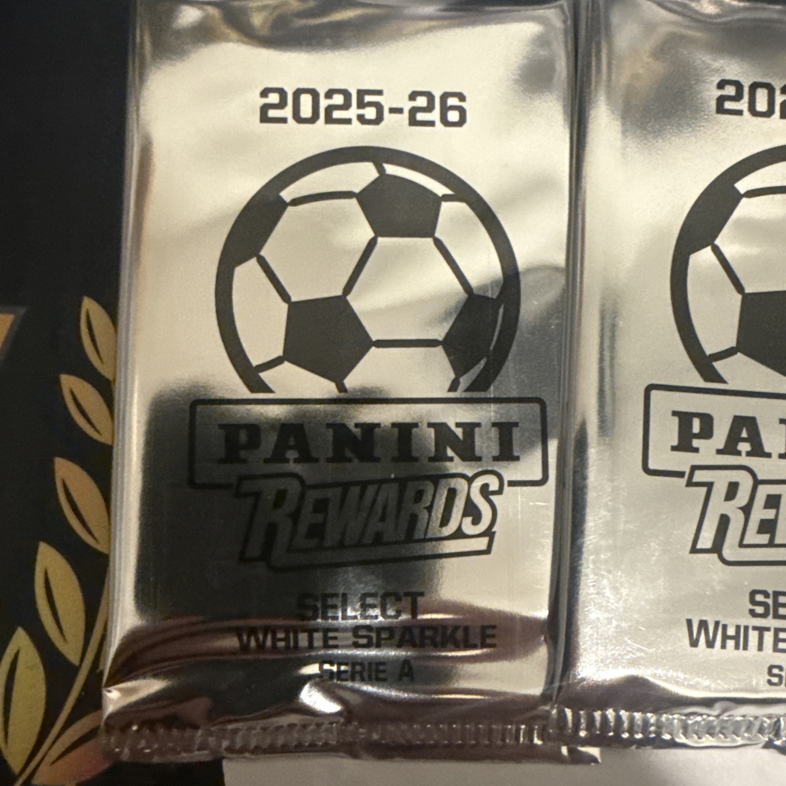 2025-26 Panini Select WHITE SPARKLE Serie A Panini Rewards PACK Soccer Wold Cup