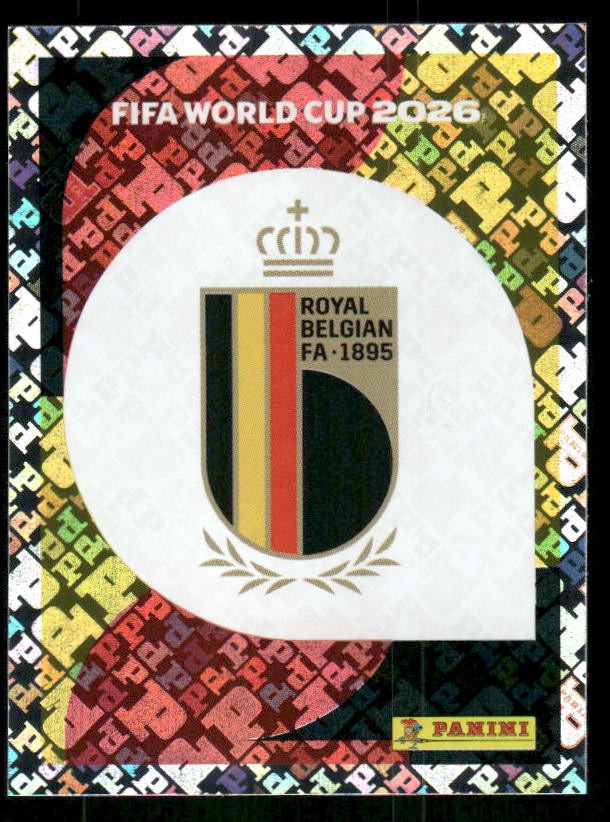 2026 Panini FIFA World Cup Stickers #BEL1 Emblem FOIL