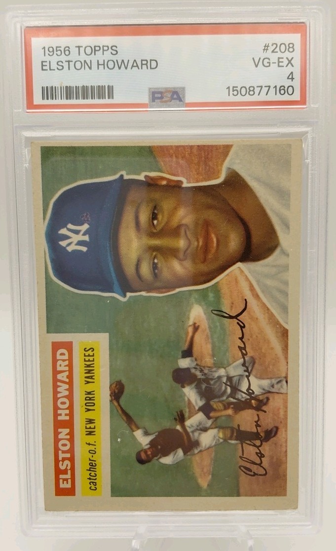 1956 Topps – Elston Howard #208 Psa 4