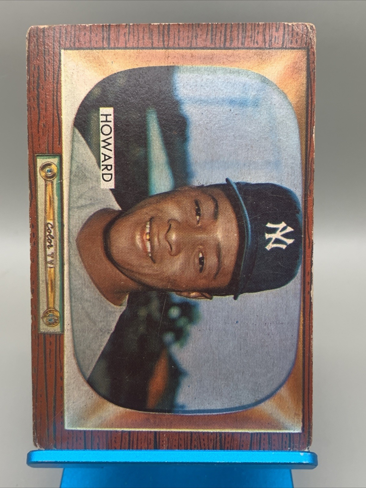 1955 Bowman – Elston Howard #68 Rookie Yankees VG Corner Wear Wrinkle On Back