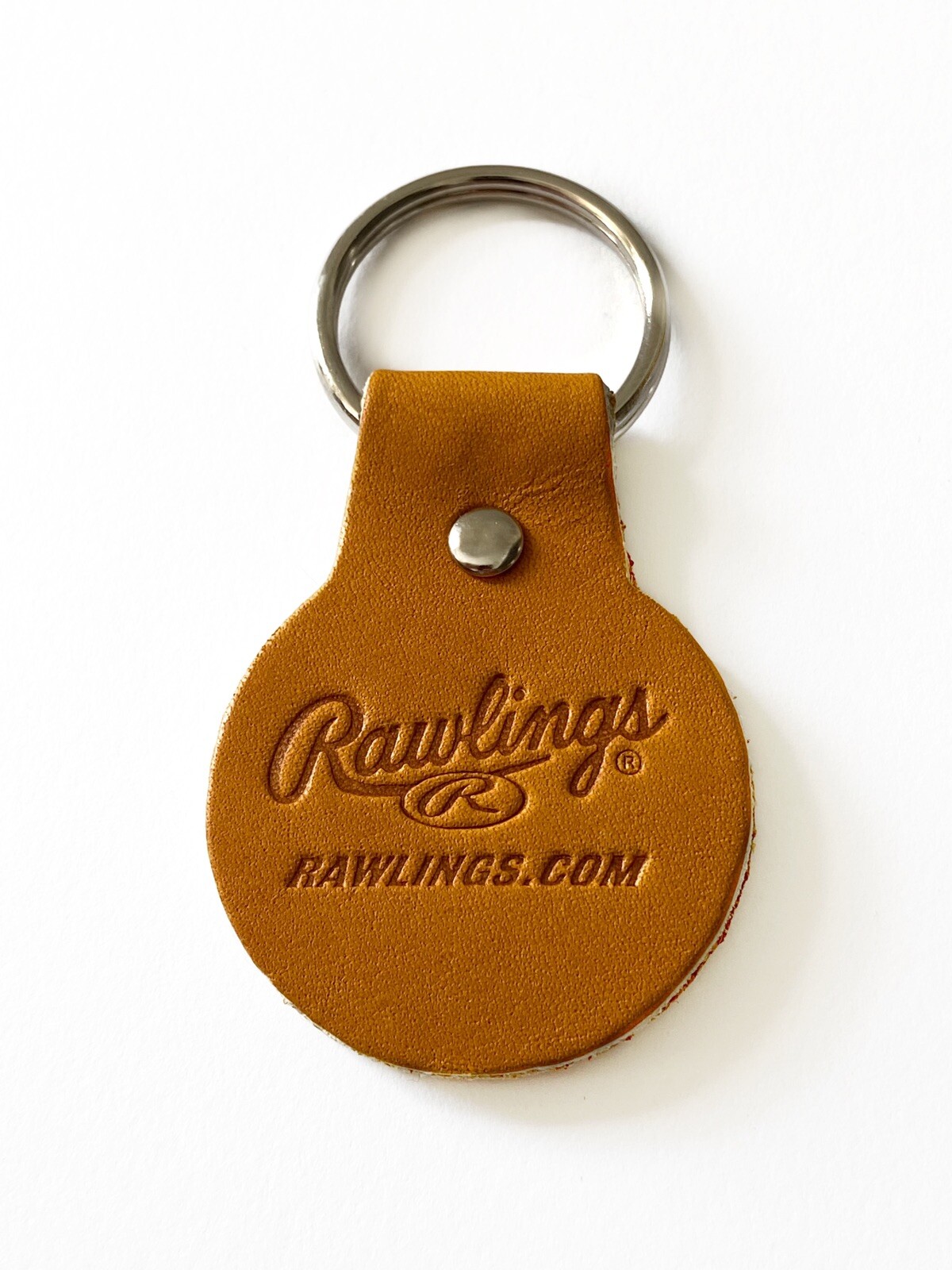 Rawlings Heart of the Hide Leather Key Chain Key Ring Keychain – Light Brown
