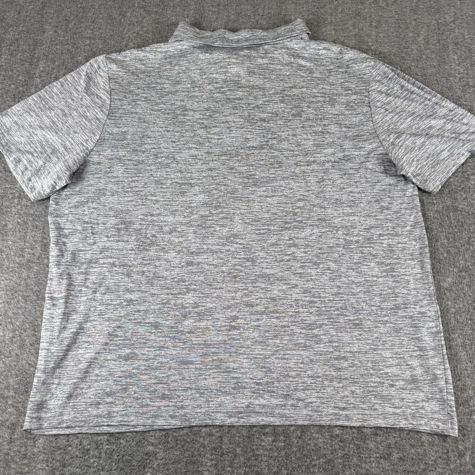 San Antonio Spurs Polo Shirt Mens 2XL Gray Space Golf NBA Basketball Performance