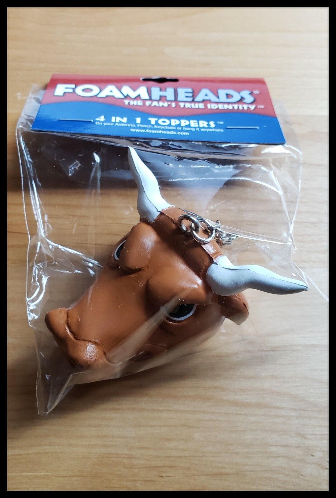 NEW – Texas Longhorns 4 in 1 Souvenir Topper