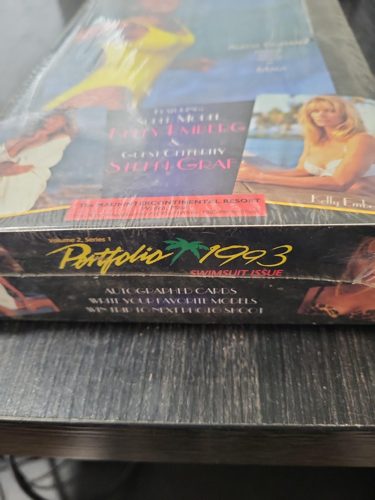 1993 Portfolio Swimsuit Issue Sealed Wax Box Swimsuit Kelly Emberg Staffi Graf