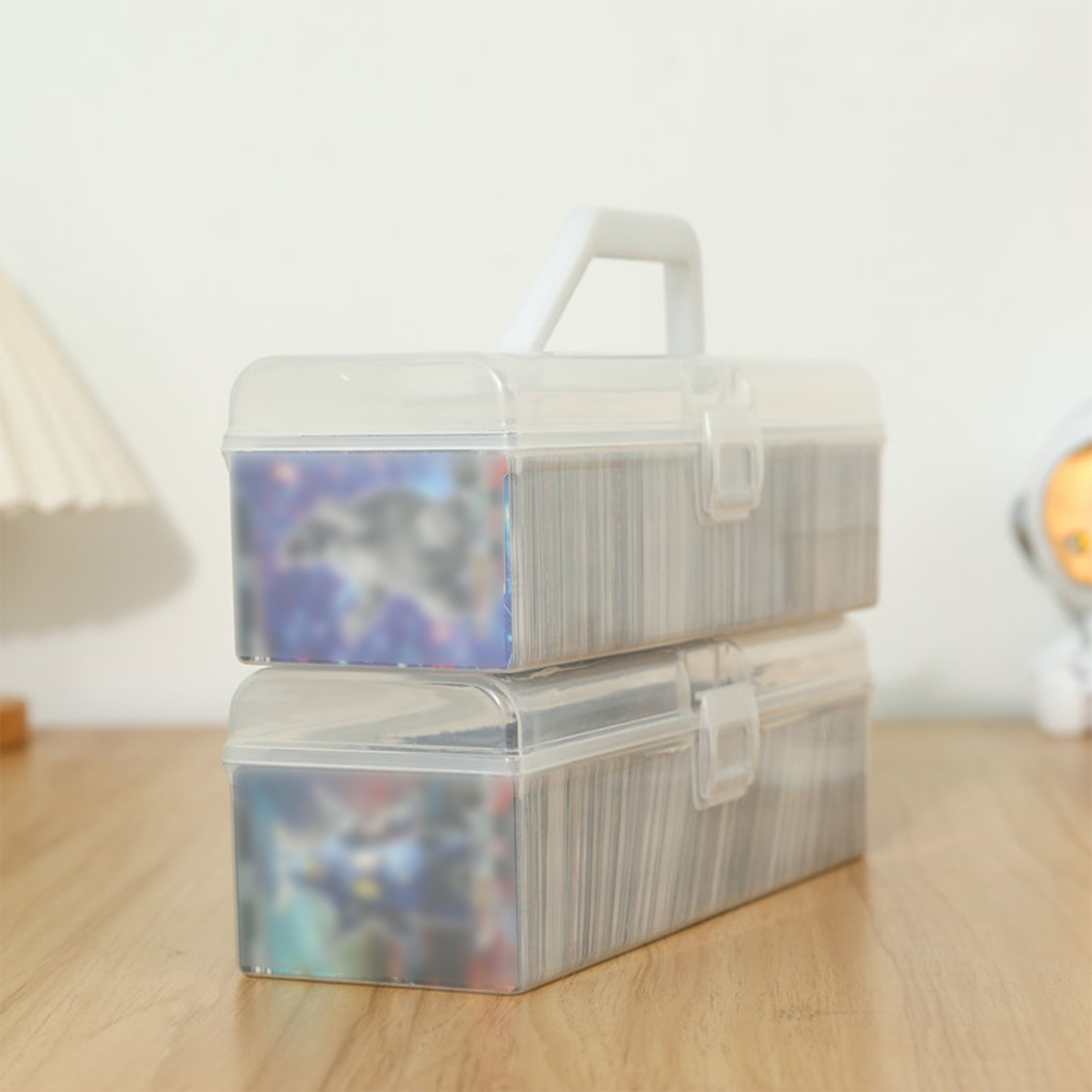 Clear Plastic Storage Boxes with Lock Lids Stackable Box Home Office Kitchen