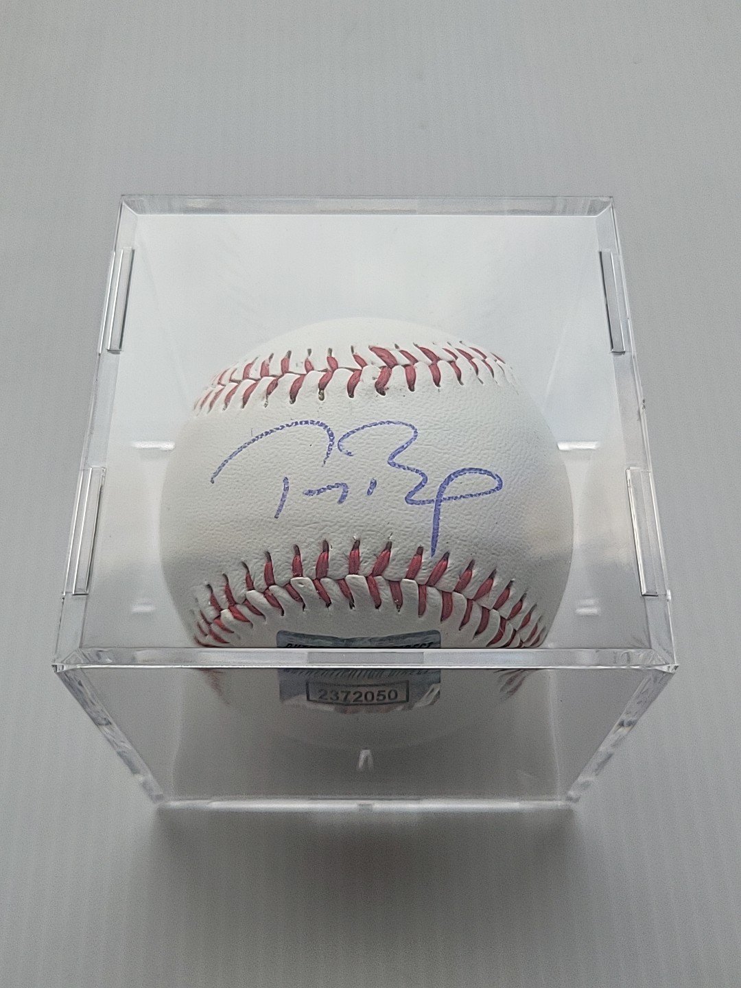 TOM BRADY Hand-Signed Autographed Baseball W/COA and Protective Case (PATRIOTS)