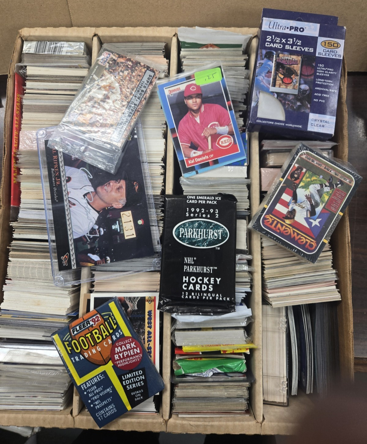 3000 Unsearched Mixed SPORTS Trading Card Lot MLB,NBA,NFL Non Sports Memorabilia
