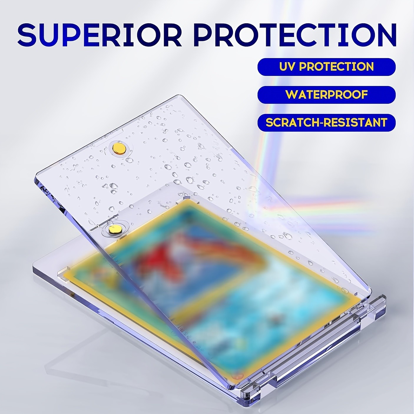 5/30/60/90 Pack Magnetic Trading Sports Card Holders 35PT One Touch Protection