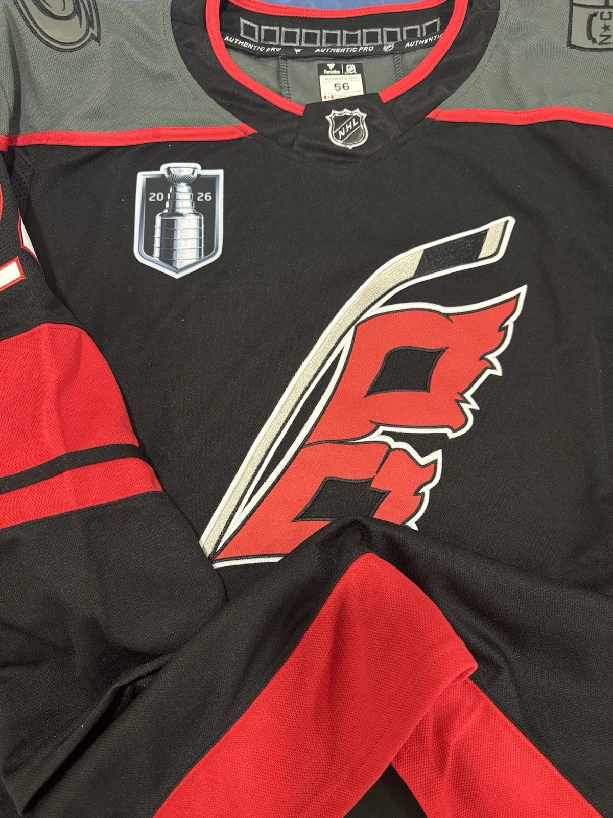 SVECHNIKOV Carolina Hurricanes #37 Black Home Jersey All Sizes New w/tags 2026