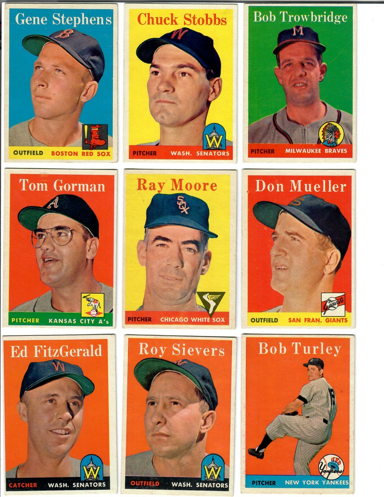 5/23/26 1958 TOPPS BASEBALL COMPLETE SET BREAK (#1-#250) QUALITY VGEX/EX/EX+