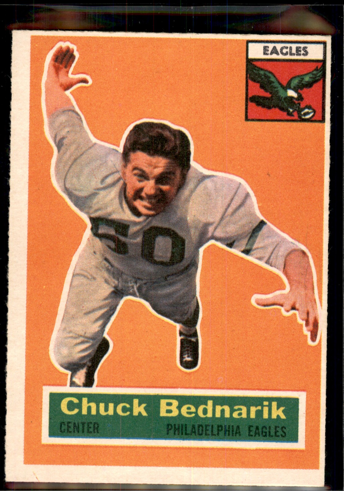 1956 Topps #28 Chuck Bednarik – ex (sku:3076)