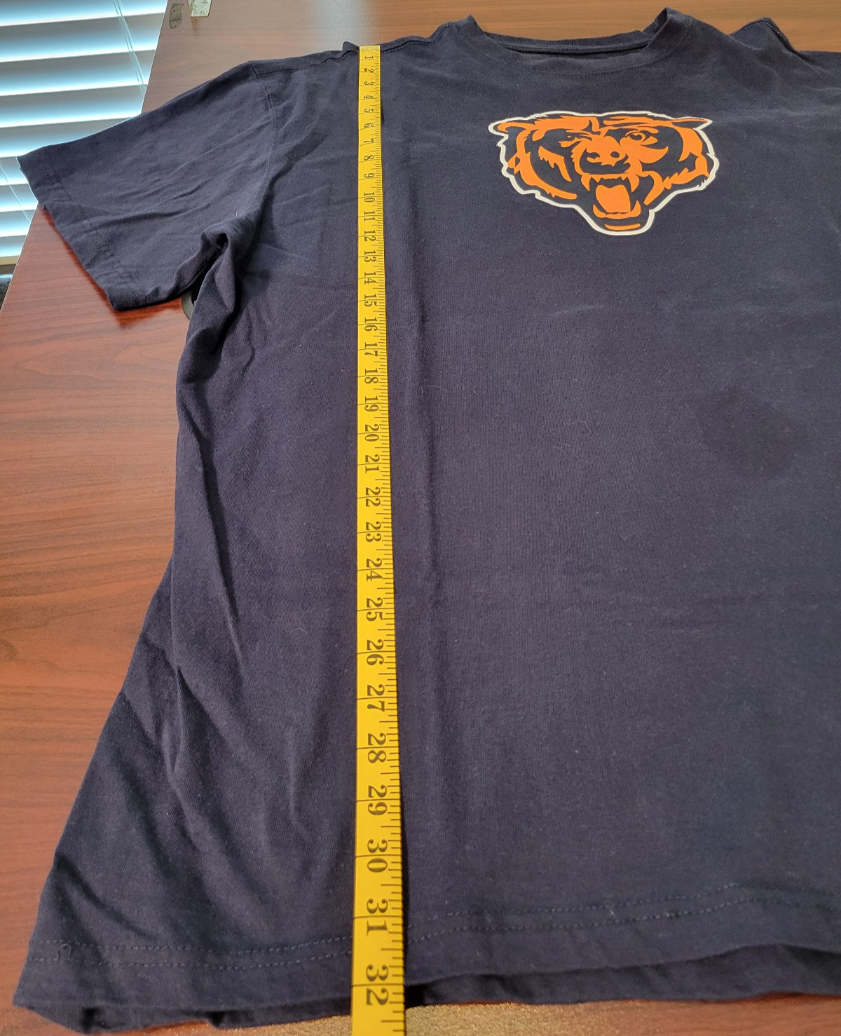Chicago Bears Fanatics T-Shirt Mens 3XL Navy Blue NFL Football Graphic Tee