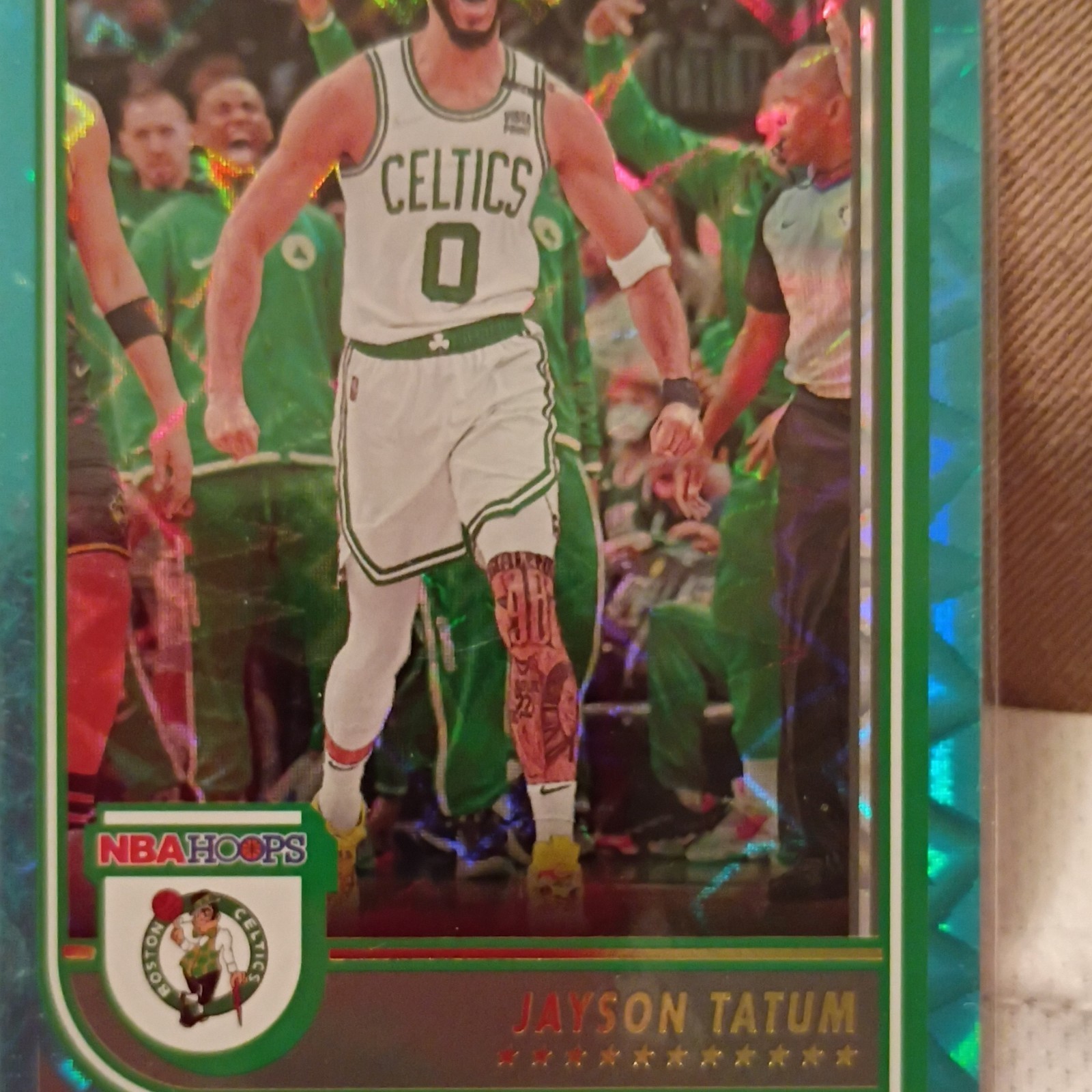 Panini 2022-23 NBA Hoops Jayson Tatum #1 Parallel Boston Celtics Basketball Card