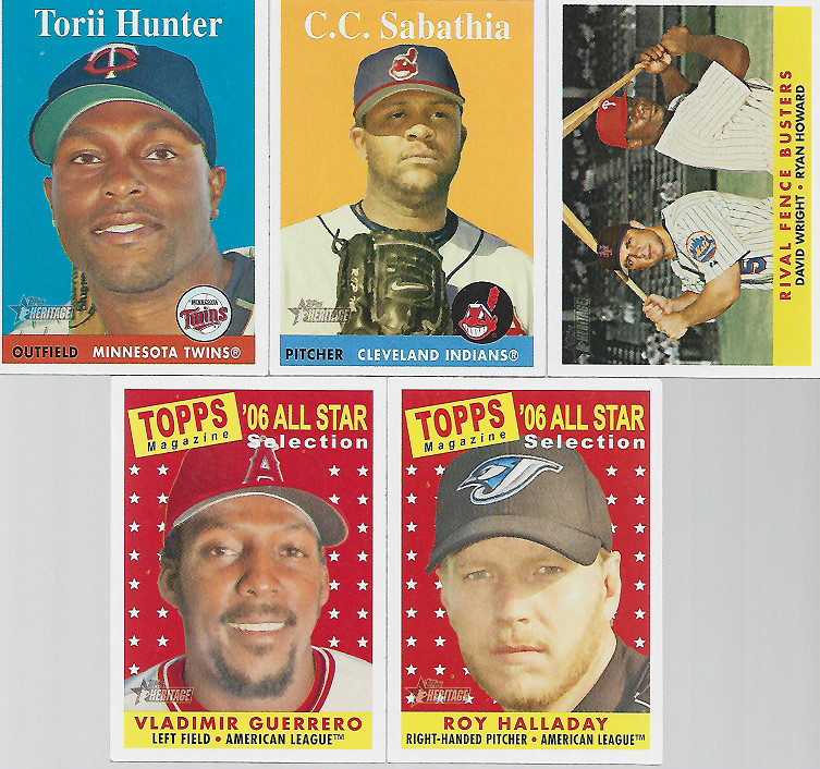 2007 TOPPS HERITAGE SINGLES/RC’S***YOU PICK***