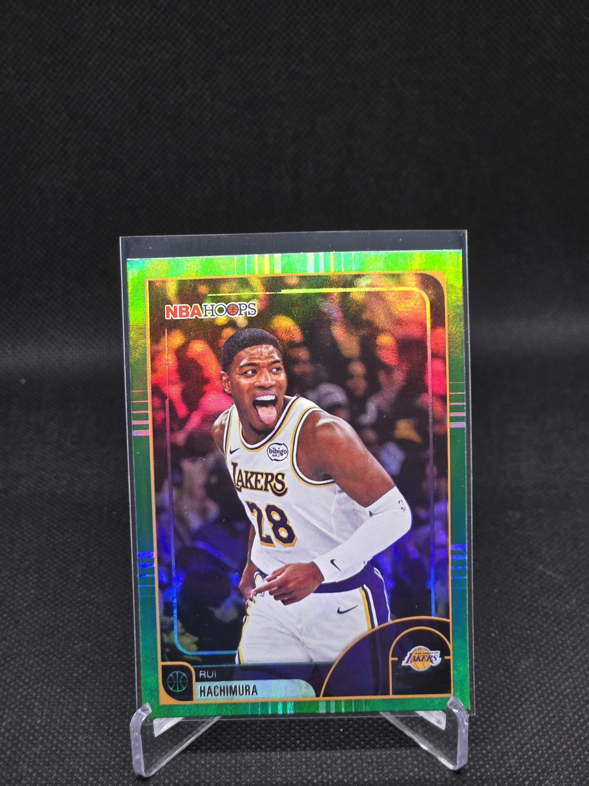 2025-26 Topps NBA Hoops Rui Hachimura #1 Green Foil – Lakers