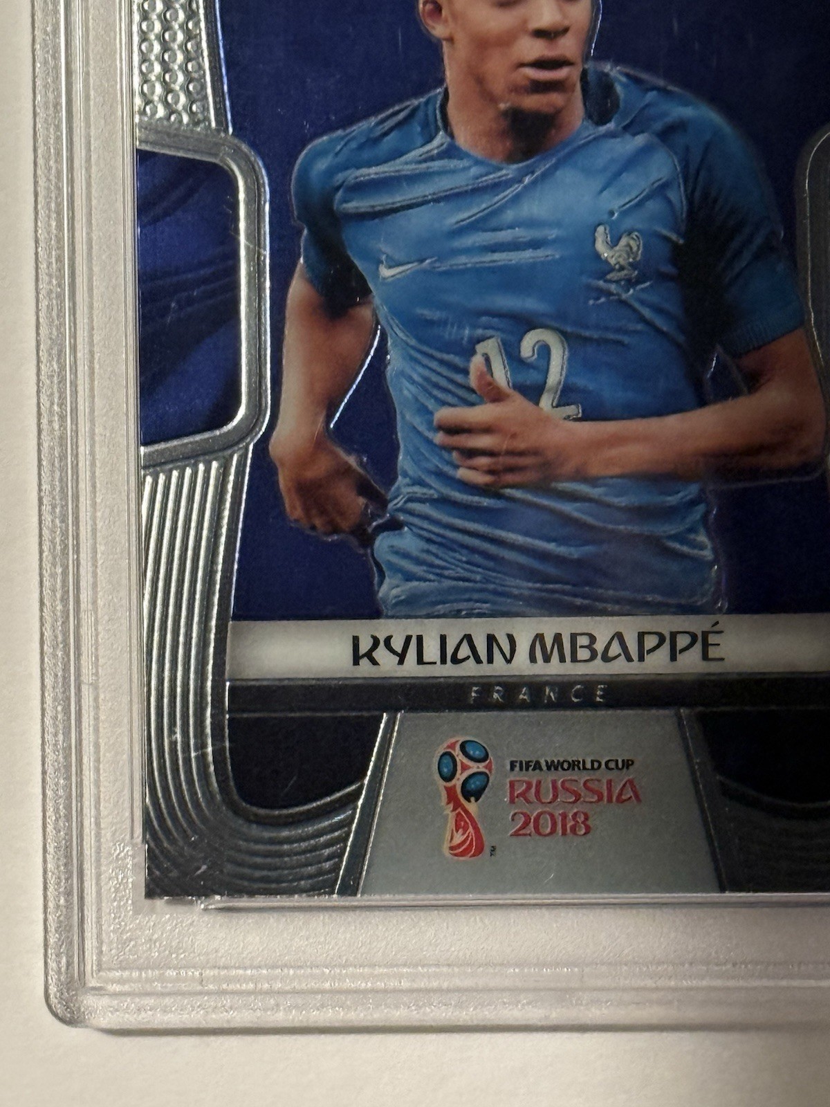 2018 Panini Prizm World Cup Kylian Mbappe Rookie RC #80 PSA 10 World Cup France