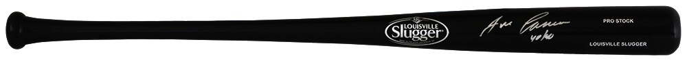 Jose Canseco Signed Louisville Slugger Pro Black Baseball Bat w/40-40 – (SS COA)