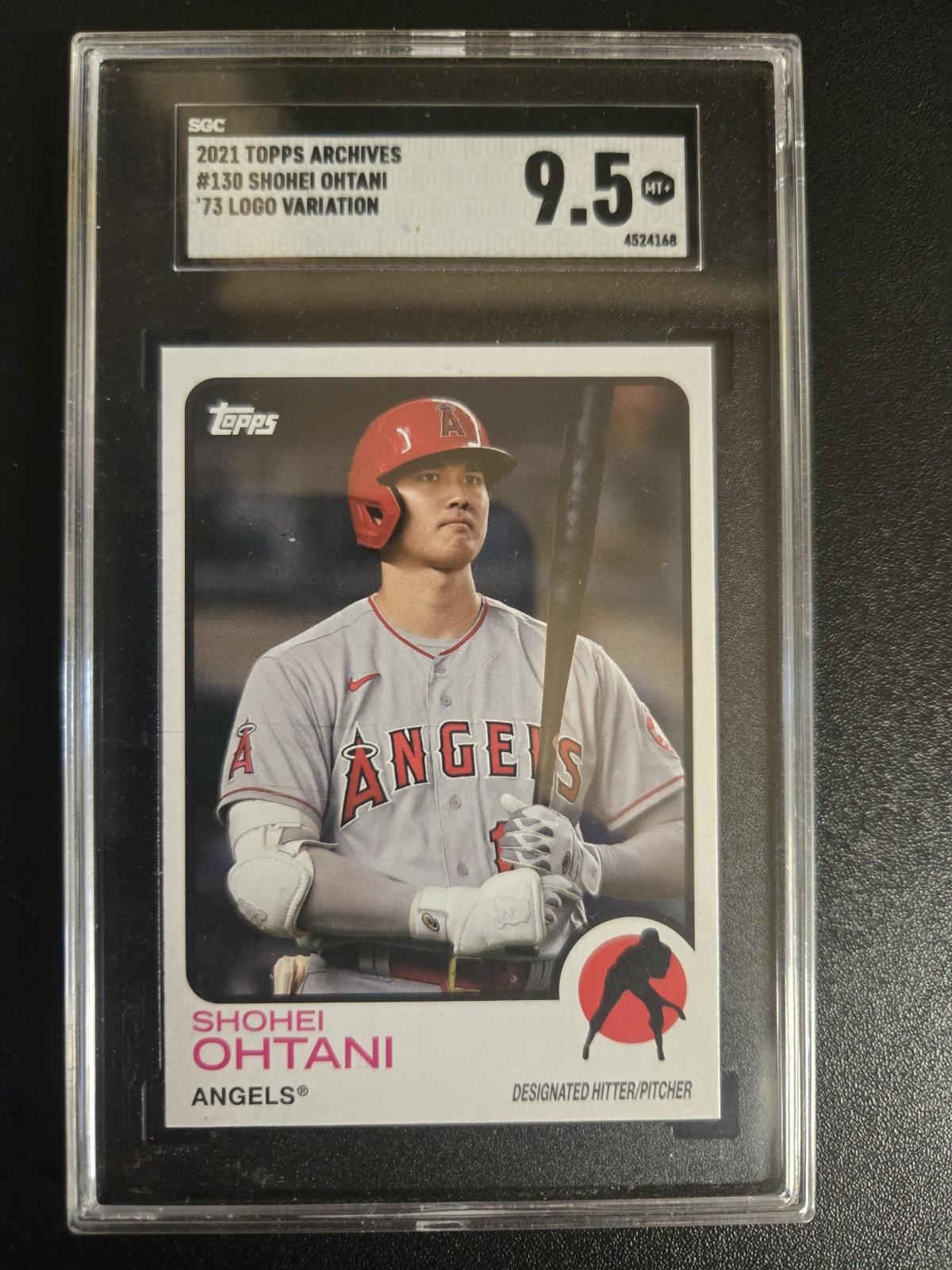 2021 Topps Archives – 1973 Topps Variation Shohei Ohtani #130 SCG 9.5