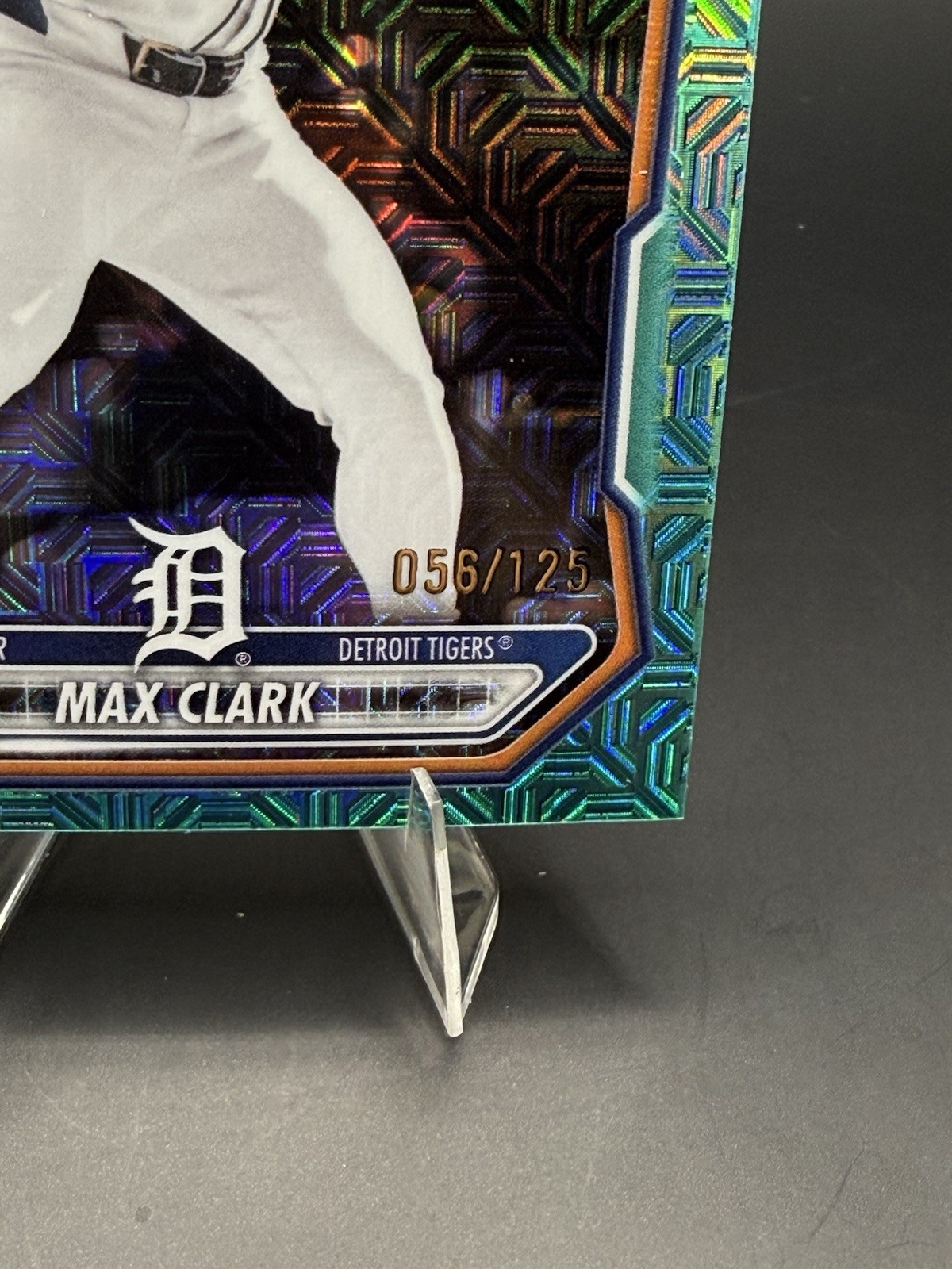2026 Bowman Max Clark Aqua Mojo Refractor /125 BCP-2 Tigers Top Prospect SP
