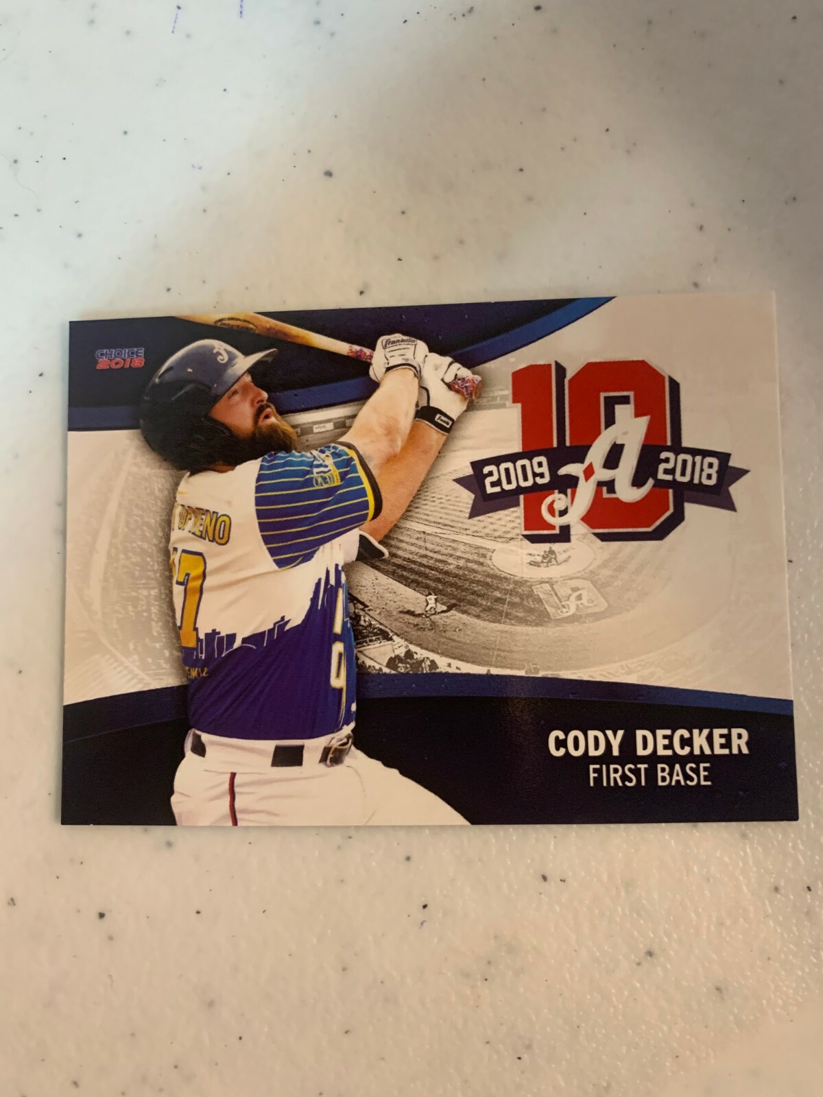Cody Decker 2018 Reno Aces Team Card
