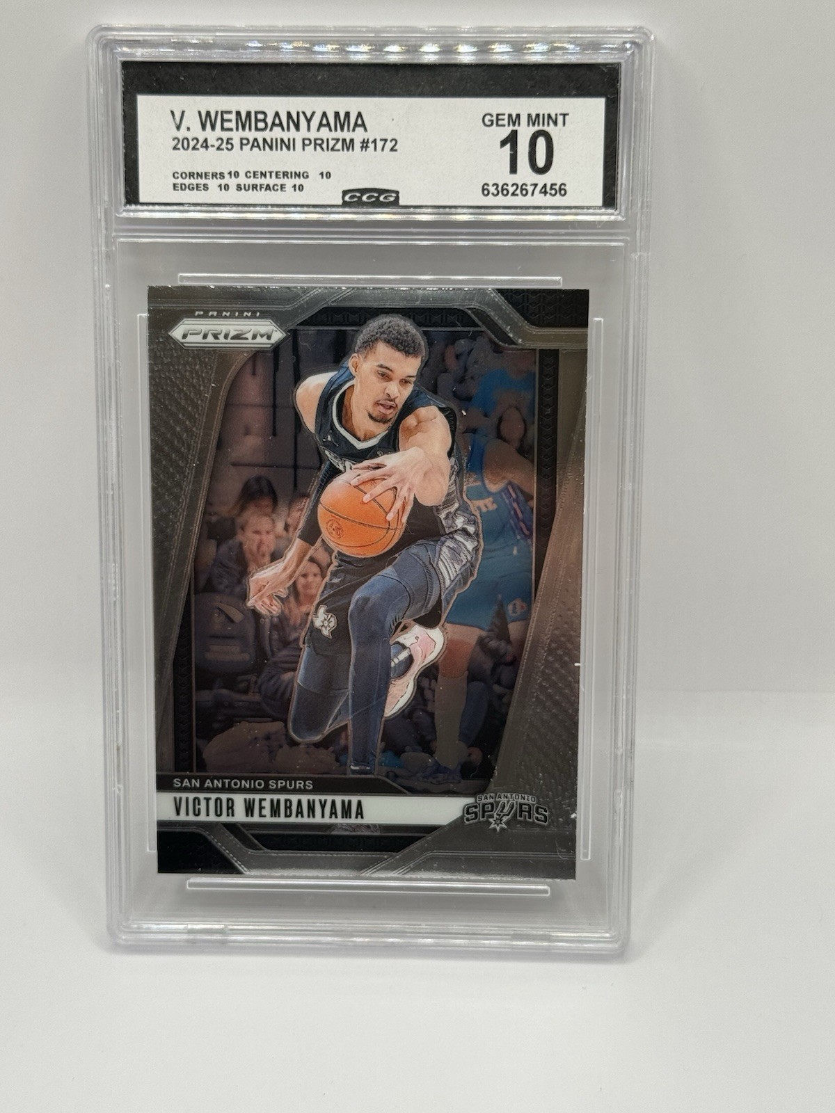 2024-25 Panini Prizm – Victor Wembanyama #172 Silver Prizm