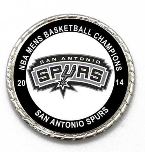 San Antonio Spurs 2014 NBA Basketball Champion Coin Double Sided
