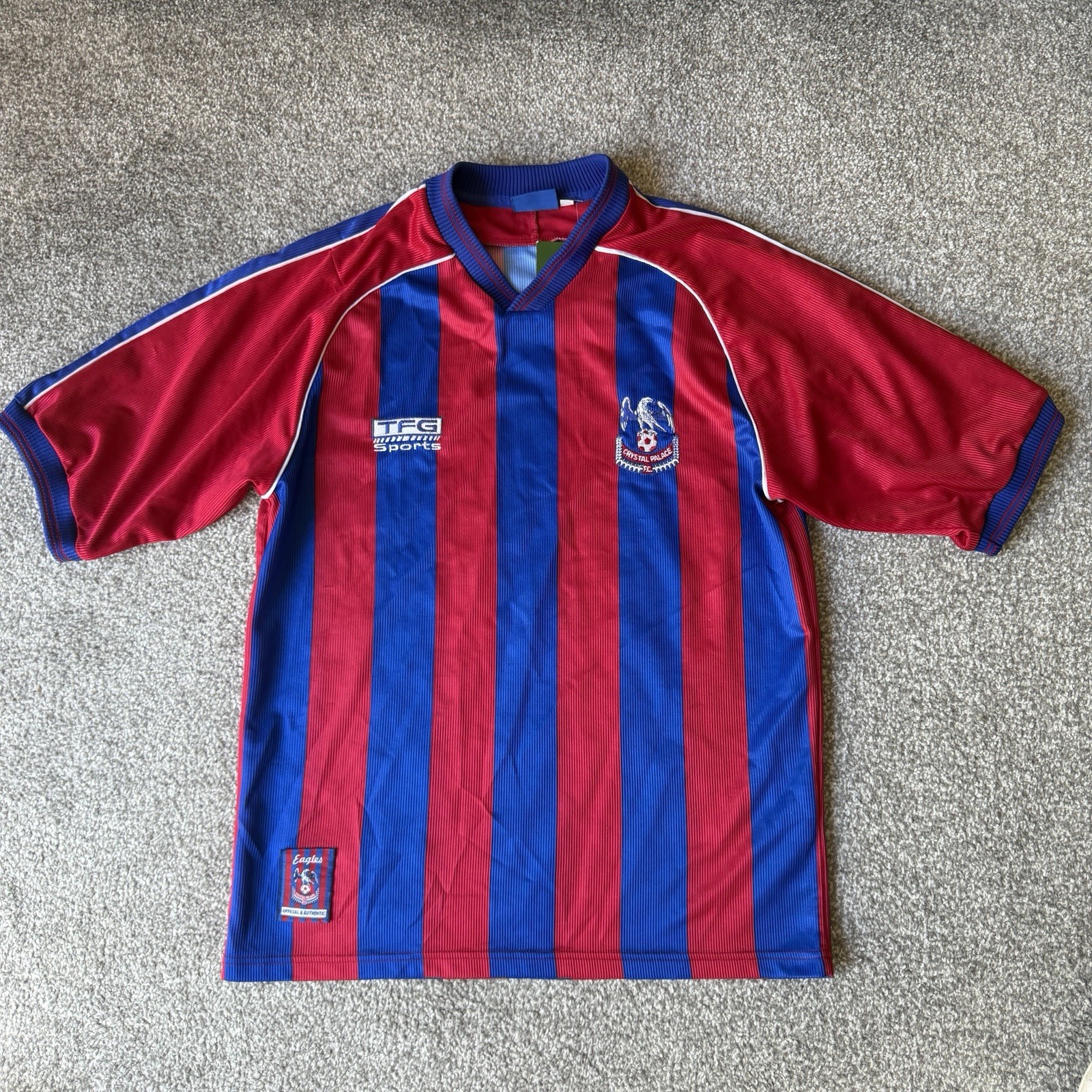 Crystal Palace Home Football Shirt 1999/00 Adults Small Authentic