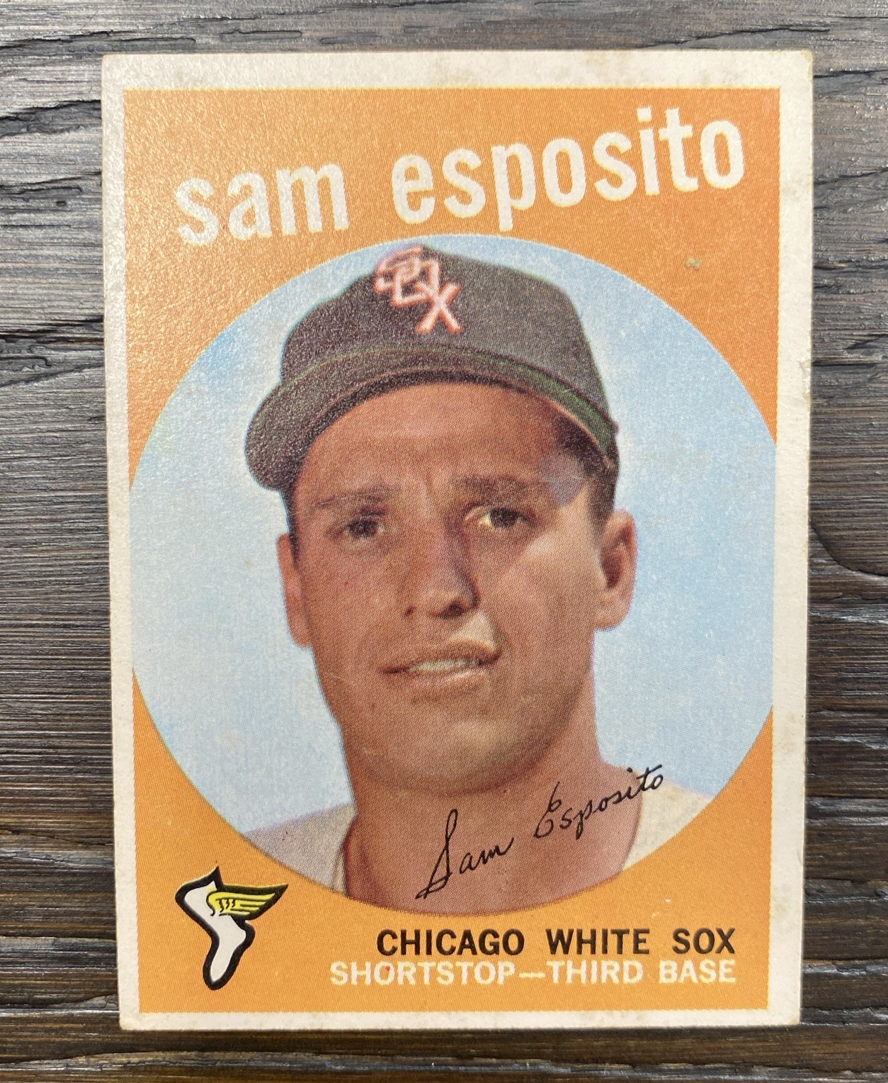 1959 TOPPS SAM ESPOSITO #438 WHITE SOX , EX