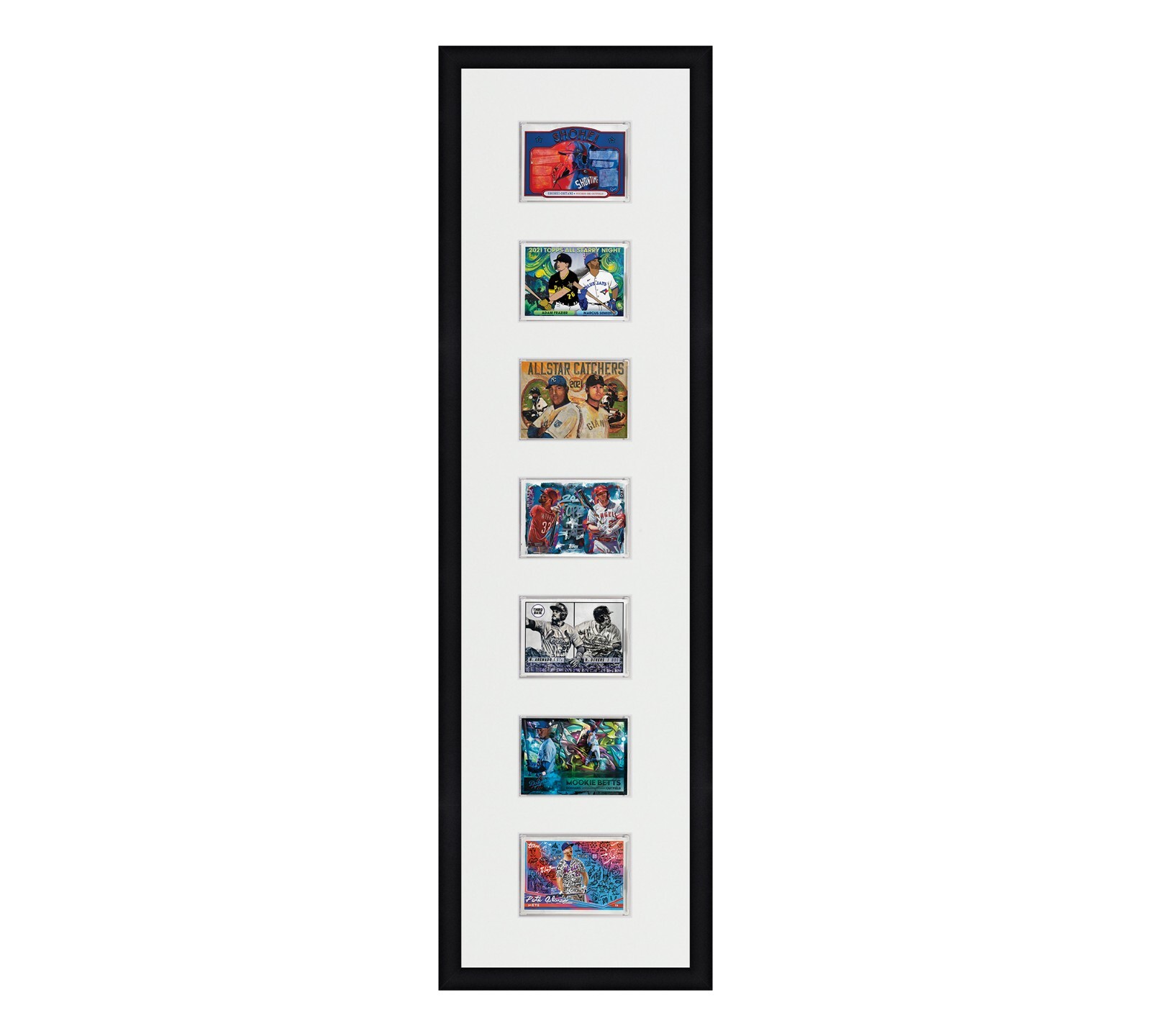 Card Frame For Magnetic Holders Holds (7) Ultra Pro 1 One Touch/BCW +UV Option
