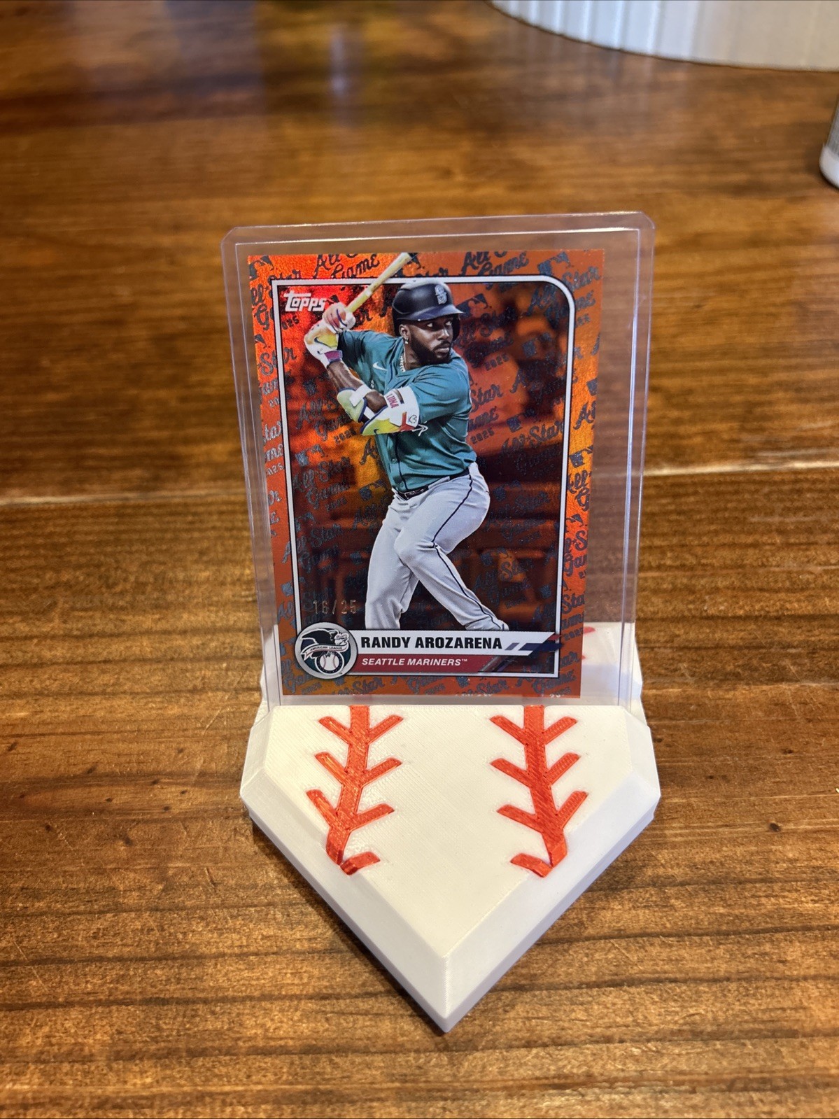 2025 Topps All-Star Game – Randy Arozarena, Randy Arozarena #21 Orange Foil /25