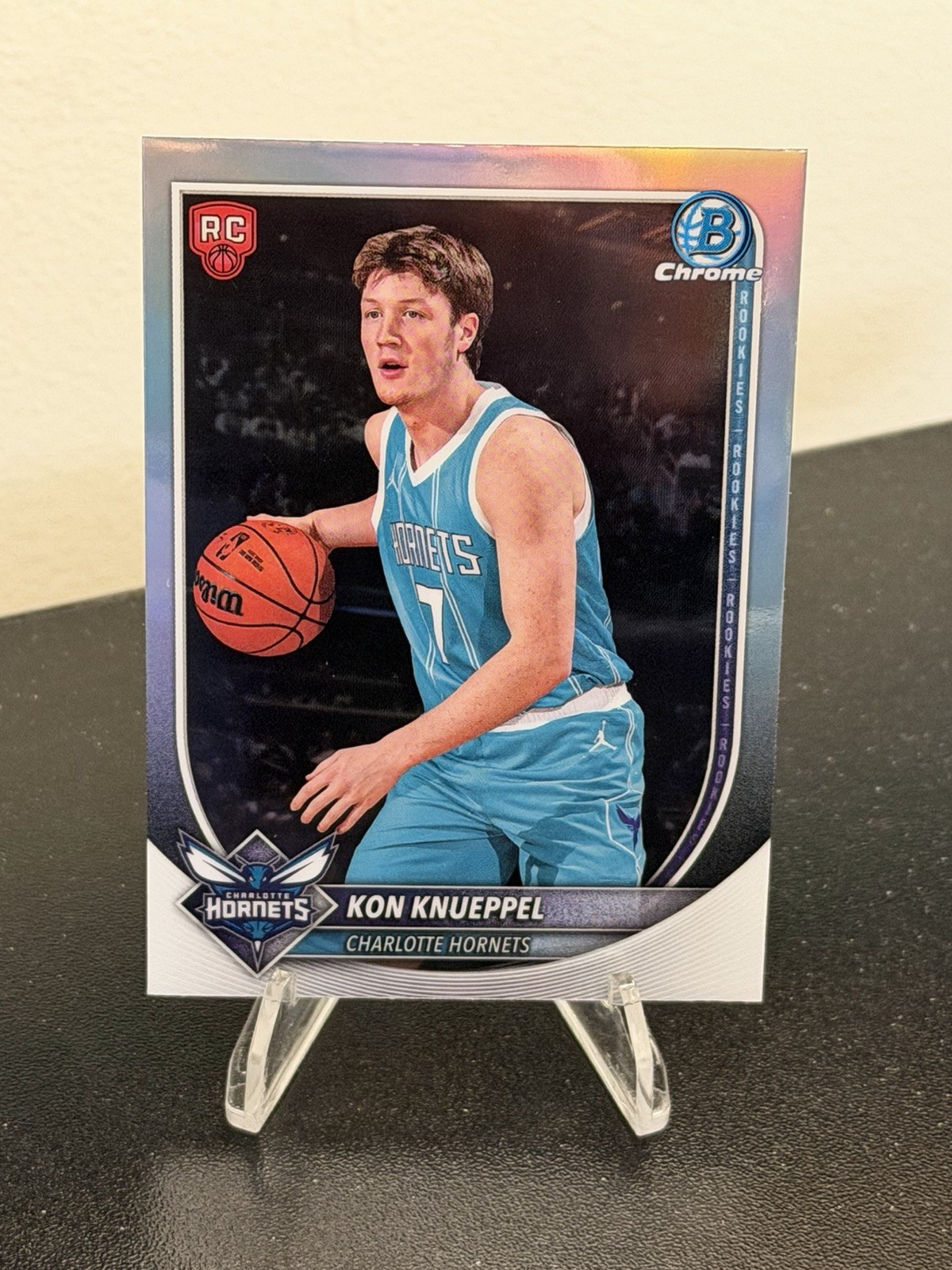 2025-26 Bowman Basketball – Kon Knueppel – RC Red Rookie Refractor SSP