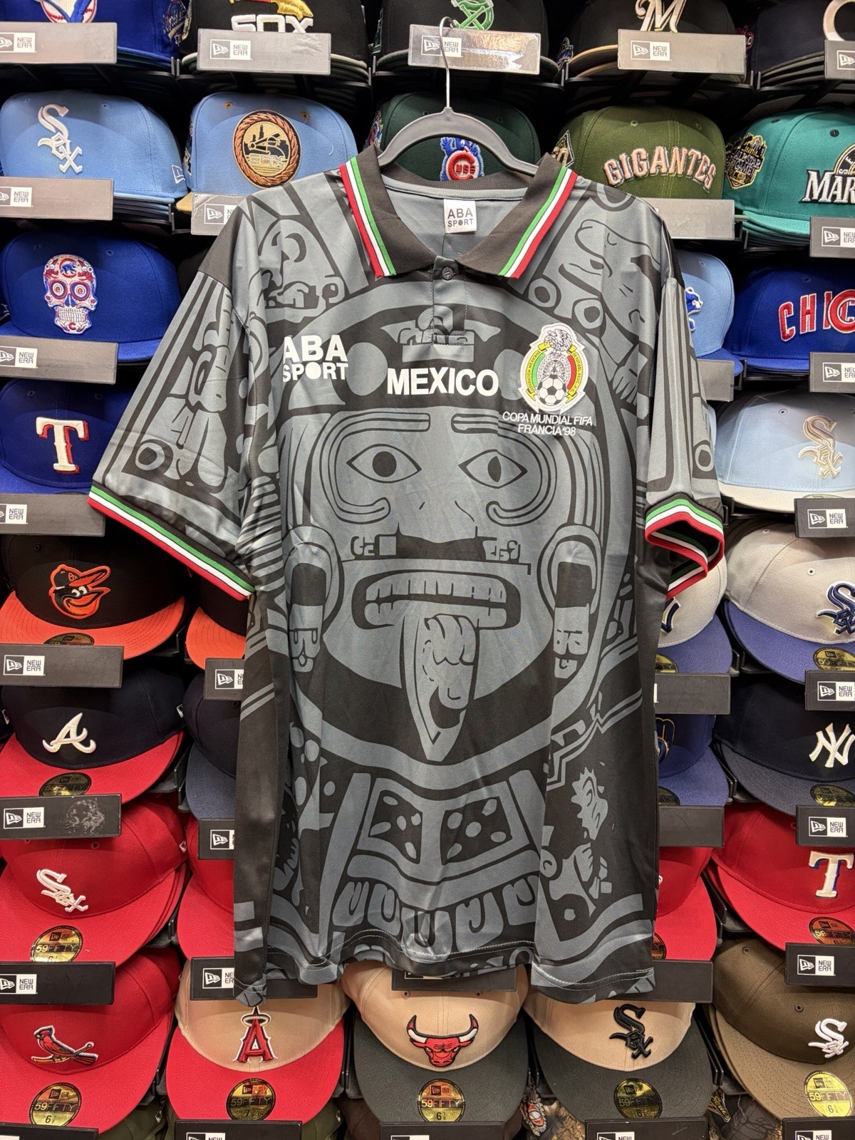 Mexico National Team Black Retro 1998 Jersey (Sz 3XL)