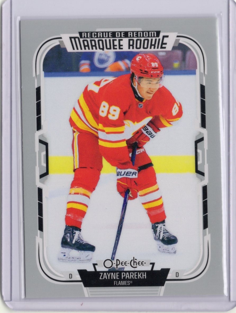 2025-26 O-Pee-Chee OPC Zayne Parekh RC Marquee Rookie #551 Flames Fire Sale!
