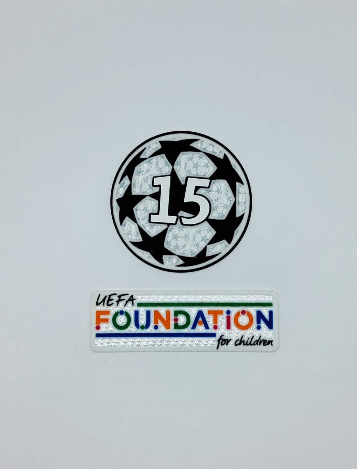 26/27 UEFA Champions League Football Soccer Iron-On Patch Set Real Madrid #15
